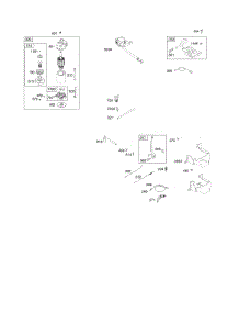 Controls, Electric Starter, Governor Spring, Ignition parts for Briggs & Stratton Engine 319775-0110-E2 from AppliancePartsPros.com