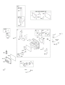 Gasket Set - Valve, Lubrication, Valves parts for Briggs & Stratton Engine 319775-0115-E1 from AppliancePartsPros.com