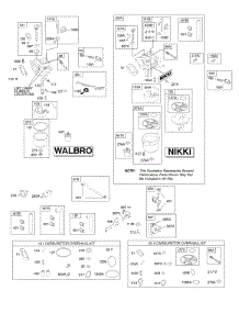 Carburetor, Kit-Carburetor Overhaul parts for Briggs & Stratton Engine 31A507-0116-E1 from AppliancePartsPros.com