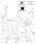 Camshaft, Crankshaft, Cylinder, Engine Sump, Gasket Set - Engine, Operator's Manual, Piston, Rings, Connecting Rod, Warning Label