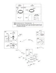 Alternator, Controls, Electric Starter, Governor Spring, Ignition parts for Briggs & Stratton Engine 31D777-0035-E1 from AppliancePartsPros.com
