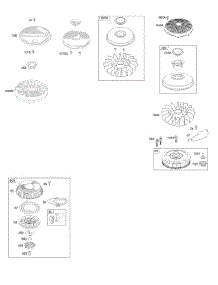 Flywheel parts for Briggs & Stratton Engine 31E577-0117-G5 from AppliancePartsPros.com