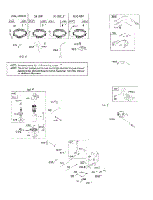 Alternator, Controls, Electric Starter, Governor Spring, Ignition parts for Briggs & Stratton Engine 31E777-0117-B1 from AppliancePartsPros.com