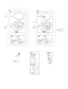 Engine Sump, Lubrication parts for Briggs & Stratton Engine 31E777-0134-B1 from AppliancePartsPros.com