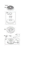 Flywheel parts for Briggs & Stratton Engine 31E877-1502-G5 from AppliancePartsPros.com