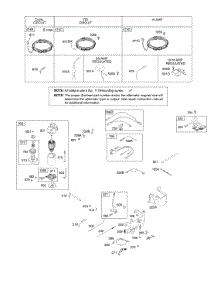 Alternator, Controls, Electric Starter, Governor Spring, Ignition parts for Briggs & Stratton Engine 31F777-0162-E1 from AppliancePartsPros.com