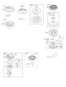 Flywheel, Rewind Starter parts for Briggs & Stratton Engine 31G777-0806-E1 from AppliancePartsPros.com