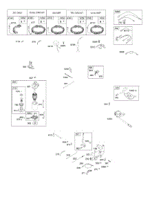 Alternator, Controls, Electric Starter, Governor Spring, Ignition parts for Briggs & Stratton Engine 31L777-0170-B1 from AppliancePartsPros.com