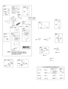 Carburetor, Fuel Supply, Kit-Carburetor Overhaul parts for Briggs & Stratton Engine 31N607-0868-G1 from AppliancePartsPros.com