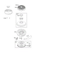 Flywheel parts for Briggs & Stratton Engine 31N607-3403-G5 from AppliancePartsPros.com