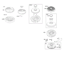 Flywheel parts for Briggs & Stratton Engine 31P777-0156-G5 from AppliancePartsPros.com