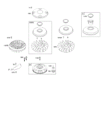 Flywheel parts for Briggs & Stratton Engine 31P977-0036-G1 from AppliancePartsPros.com