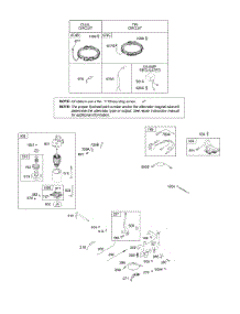 Alternator, Controls, Electric Starter, Governor Spring, Ignition parts for Briggs & Stratton Engine 31P977-0881-B1 from AppliancePartsPros.com