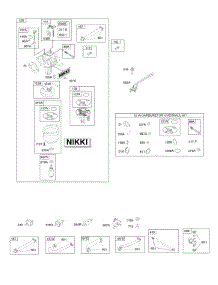 Carburetor, Fuel Supply, Kit - Carburetor Overhaul parts for Briggs & Stratton Engine 31Q577-0009-H1 from AppliancePartsPros.com