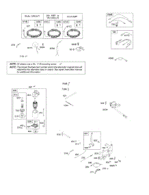 Controls, Electric Starter, Governor Spring, Ignition parts for Briggs & Stratton Engine 31Q777-0466-E1 from AppliancePartsPros.com