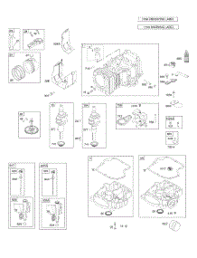 Camshaft,Crankshaft & Counter Balance, Cylinder, Engine Sump Oil Fill & Breather, Lubrication, Piston, Rings, Connecting Rod parts for Briggs & Stratton Engine 31R507-0012-B1 from AppliancePartsPros.com