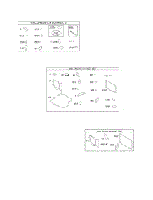 Gasket Set - Engine, Carburetor, Valve parts for Briggs & Stratton Engine 31R507-0030-B1 from AppliancePartsPros.com