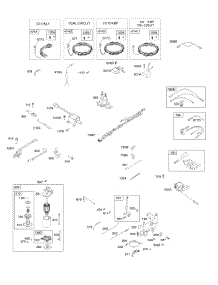 Controls, Alternator, Wire Assy, Electric Starter, Governor Spring, Ignition, Raedy Start parts for Briggs & Stratton Engine 31R577-0026-B1 from AppliancePartsPros.com