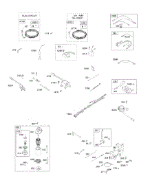 Controls, Alternator, Wire Assy, Electric Starter, Governor Spring, Ignition parts for Briggs & Stratton Engine 31R977-0010-B1 from AppliancePartsPros.com