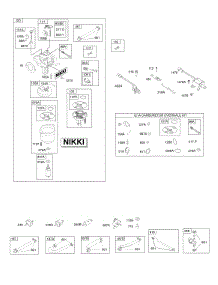 Carburetor, Fuel Supply, Kit - Carburetor Overhaul parts for Briggs & Stratton Engine 31R977-0035-B1 from AppliancePartsPros.com