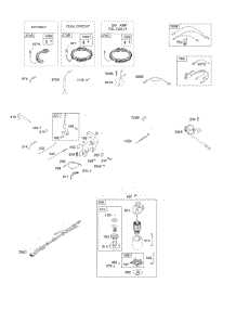 Controls, Alternator, Wire Assy, Electric Starter, Governor Spring, Ignition parts for Briggs & Stratton Engine 31S777-0003-B1 from AppliancePartsPros.com