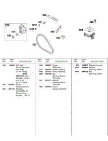 Regulator, Vee Belt parts for Briggs & Stratton Engine 326431-0717-09 from AppliancePartsPros.com