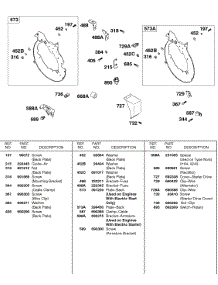 Back Plates parts for Briggs & Stratton Engine 326431-2521-02 from AppliancePartsPros.com