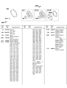 Bearing Supports, Gaskets parts for Briggs & Stratton Engine 326431-2521-02 from AppliancePartsPros.com