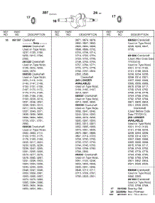 Crankshaft parts for Briggs & Stratton Engine 326431-2521-02 from AppliancePartsPros.com