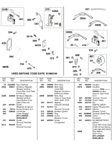 Armatures, Wires parts for Briggs & Stratton Engine 326437-2529-01 from AppliancePartsPros.com