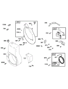 Blower Housing, Alternator, Backplate, Wires parts for Briggs & Stratton Engine 32K437-0112-01 from AppliancePartsPros.com