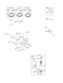 Alternator, Controls, Electric Starter, Governor Spring, Ignition parts for Briggs & Stratton Engine 331777-2372-G1 from AppliancePartsPros.com