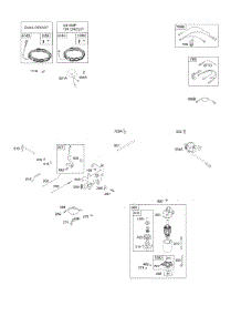 Alternator, Controls, Electric Starter, Governor Spring, Ignition parts for Briggs & Stratton Engine 331977-0006-G1 from AppliancePartsPros.com