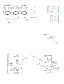 Alternator, Controls, Electric Starter, Governor Spring, Ignition parts for Briggs & Stratton Engine 33M677-0122-B1 from AppliancePartsPros.com