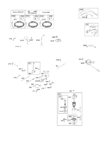 Alternator, Controls, Electric Starter, Governor Spring, Ignition parts for Briggs & Stratton Engine 33M777-0111-B1 from AppliancePartsPros.com
