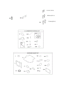 Engiine Gasket And Carburetor Overhaul Kit, Service Tools parts for Briggs & Stratton Engine 33M977-0003-G5 from AppliancePartsPros.com