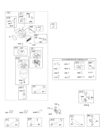 Carburetor, Fuel Supply, Kit-Carburetor Overhaul parts for Briggs & Stratton Engine 33R777-0006-B1 from AppliancePartsPros.com