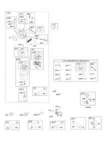 Carburetor, Fuel Supply, Kit-Carburetor Overhaul parts for Briggs & Stratton Engine 33R877-0020-G1 from AppliancePartsPros.com