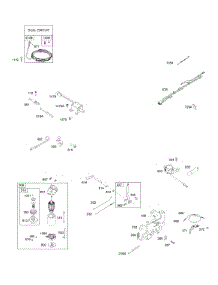 Alternator, Controls, Electric Starter, Governor Spring, Ignition, Ready Start System parts for Briggs & Stratton Engine 33S777-0001-G1 from AppliancePartsPros.com