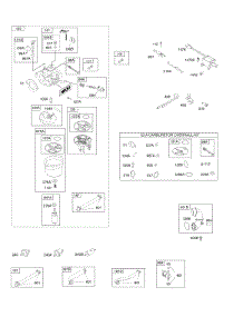 Carburetor, Fuel Supply, Kit-Carburetor Overhaul, Ready Start System parts for Briggs & Stratton Engine 33S777-0001-G1 from AppliancePartsPros.com