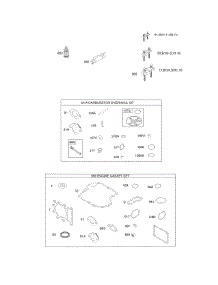 Gasket Set-Engine, Gasket Set-Valve, Service Tools parts for Briggs & Stratton Engine 33S877-0001-G1 from AppliancePartsPros.com
