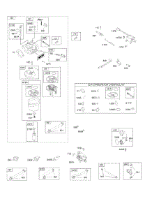 Carburetor, Fuel Supply, Kit-Carburetor Overhaul, Ready Start System parts for Briggs & Stratton Engine 33S877-0017-G1 from AppliancePartsPros.com