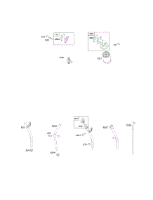 Lubrication parts for Briggs & Stratton Engine 350447-1078-E1 from AppliancePartsPros.com
