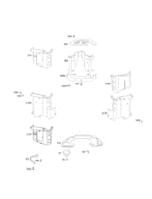Air Guides, Back Plates parts for Briggs & Stratton Engine 350777-1100-A1 from AppliancePartsPros.com