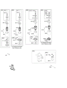 Electric Starters parts for Briggs & Stratton Engine 350777-1100-E1 from AppliancePartsPros.com
