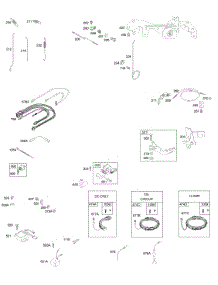 Alternator, Controls, Governor Spring, Ignition, Wire parts for Briggs & Stratton Engine 350777-1128-A1 from AppliancePartsPros.com