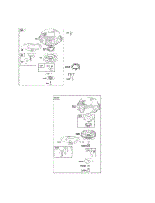 Rewind Starters parts for Briggs & Stratton Engine 350777-1149-E1 from AppliancePartsPros.com
