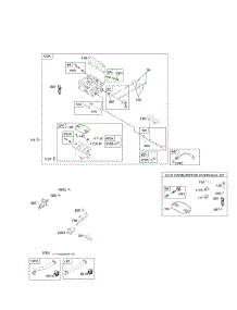 Carburetor, Fuel Supply, Kit - Carburetor Overhaul parts for Briggs & Stratton Engine 351447-1043-A1 from AppliancePartsPros.com