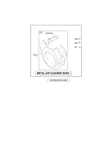 Blower Housing parts for Briggs & Stratton Engine 351447-1236-E1 from AppliancePartsPros.com