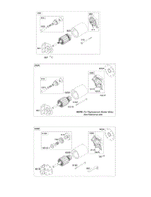 Electric Starter #1 parts for Briggs & Stratton Engine 354447-0042-E1 from AppliancePartsPros.com
